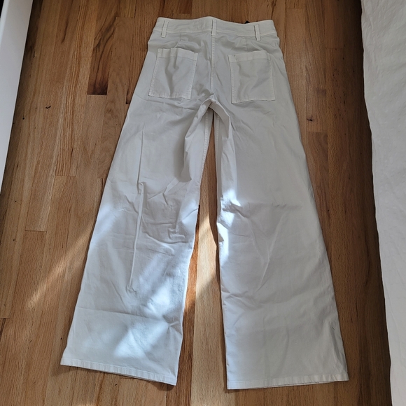 Nili Lotan Megan Wide-Leg Pants in Stone Size 0 NWT - Picture 8 of 9